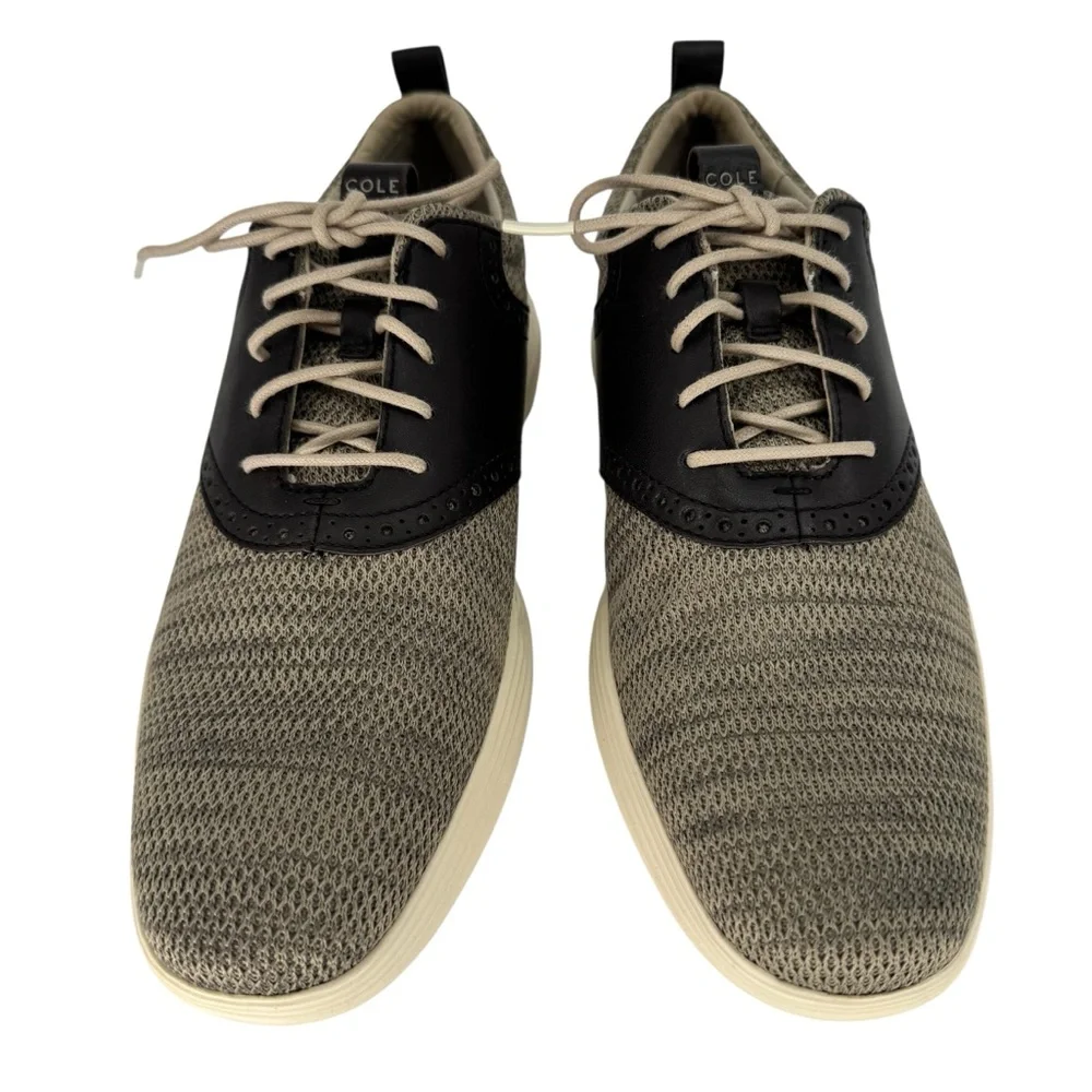 Cole Haan Grand Tour Knit Oxford Shoes Hawthorn Dark Roast‎ 10
